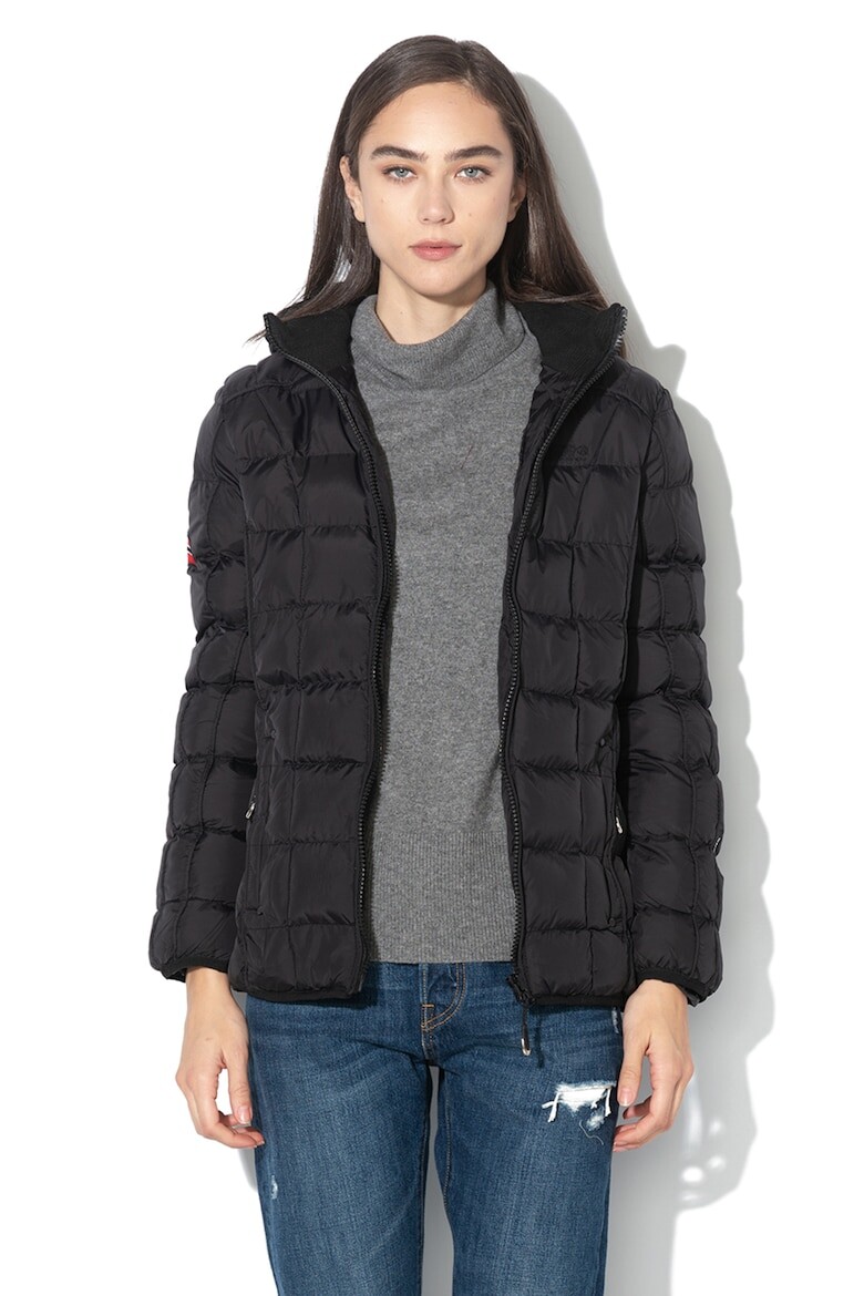

Зимняя пуховик Babette с капюшоном Geographical Norway, черный