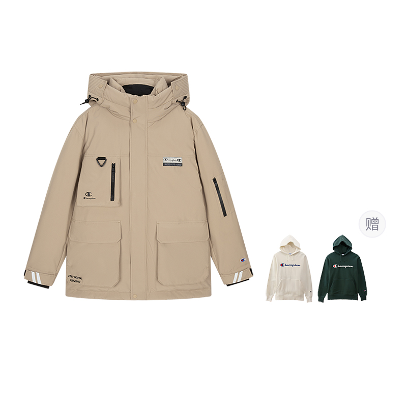 

Пуховик унисекс FW24 Champion, хаки