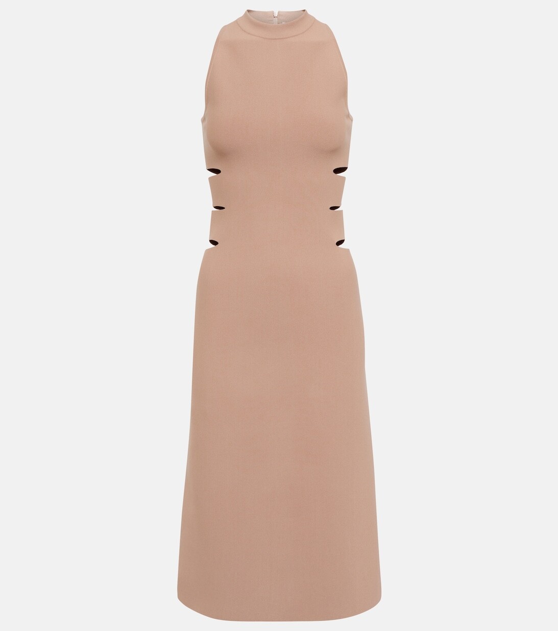 

Платье миди с вырезом ALAÏA, бежевый