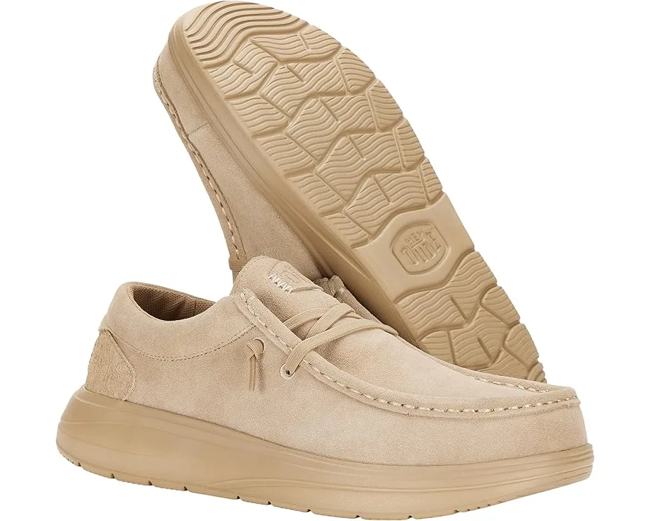 Лоферы Hey Dude Wally COMF Suede, Tan — фото 3