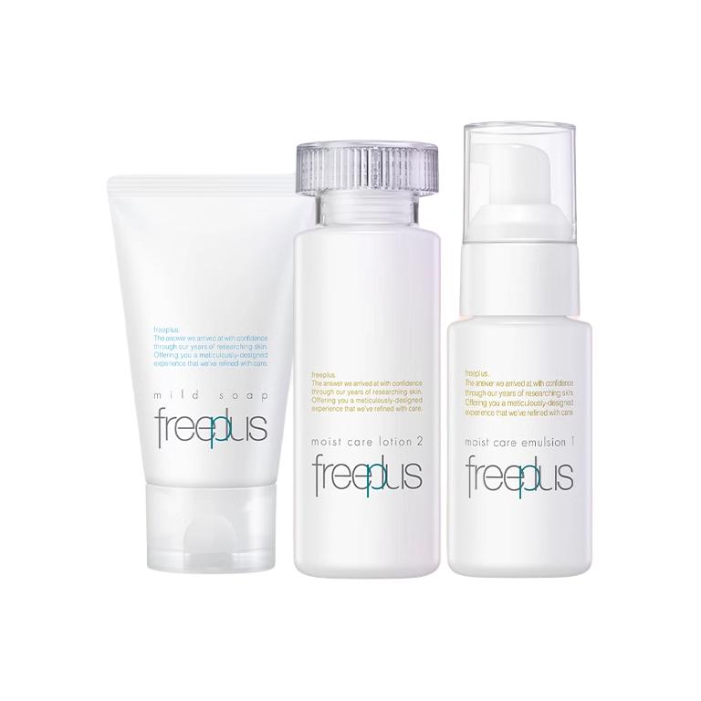 

Fulifangsi мини-набор: очищающее средство, тоник и крем, увлажняющий и питающий комплект из трех предметов Freeplus