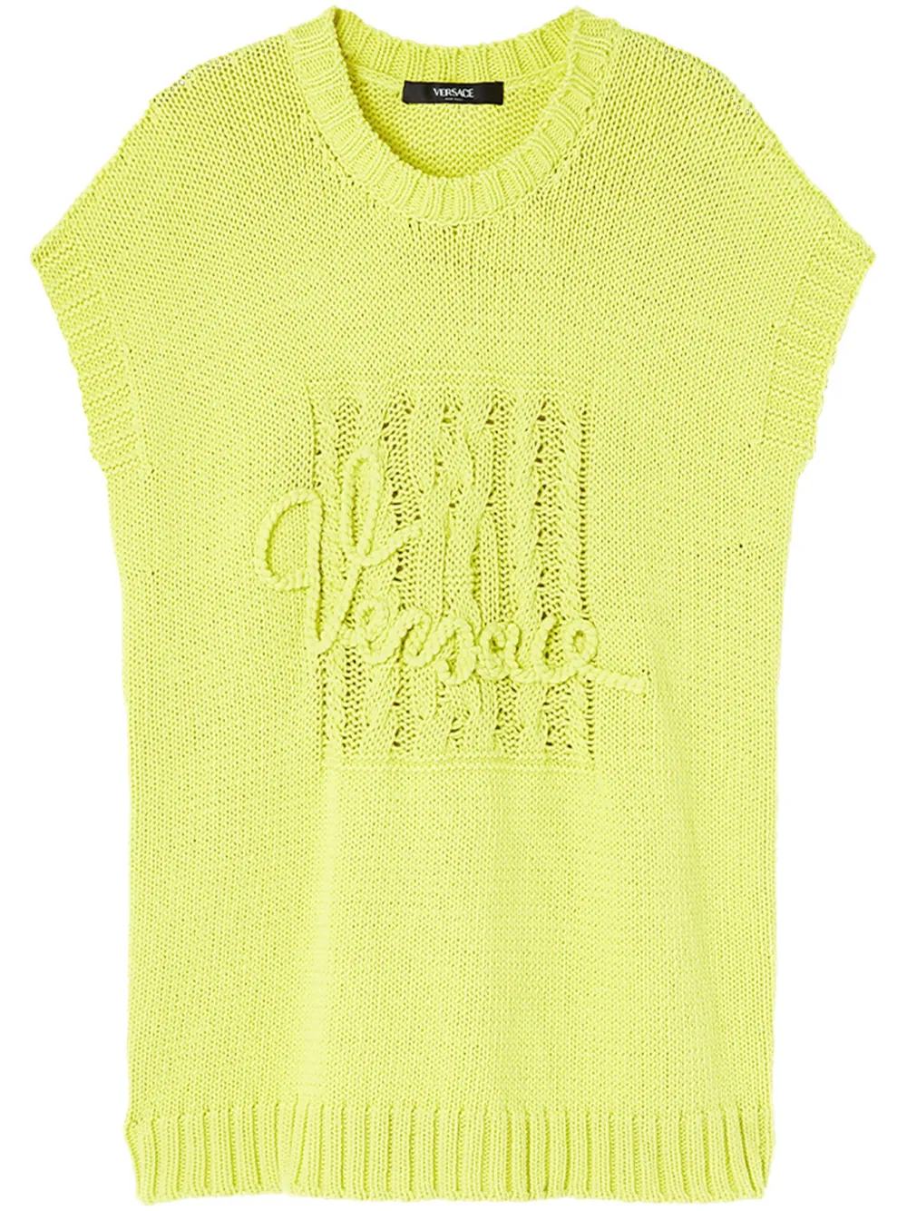 

Жилет с логотипом VERSACE, желтый