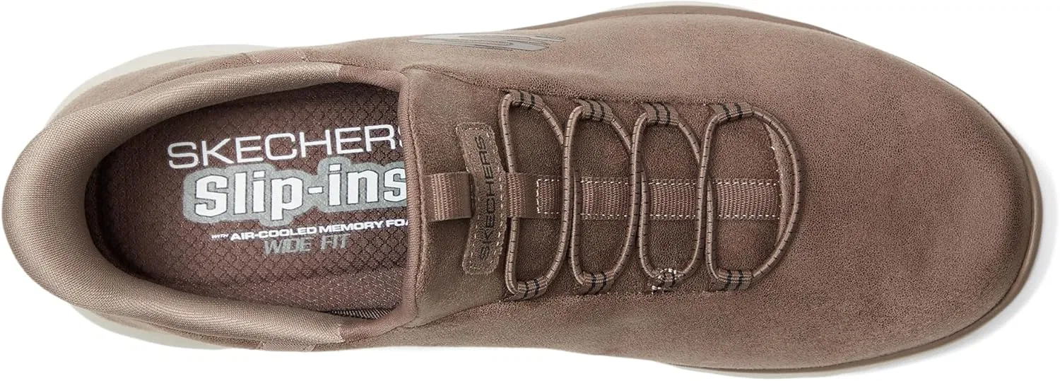 Мужские слипоны Skechers Summits - кроссовки Korlo 232940 коричневого цвета — фото 2