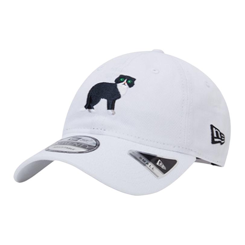 

New Era Хлопковая бейсболка унисекс белая, White