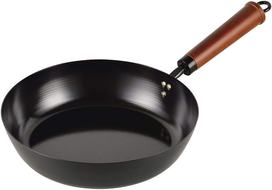 

Железная сковорода Pearl Metal HB-297224см, 9,4 дюйма (24 см), совместимость с индукционным нагревом, мастерская по производству железа, Brown (French Toast 19-1012Tcx)