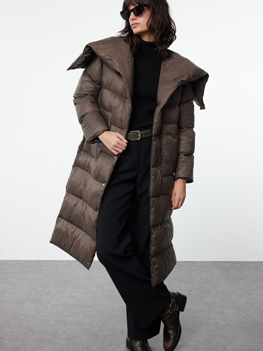 

Зимнее пальто Trendyol, Chocolate