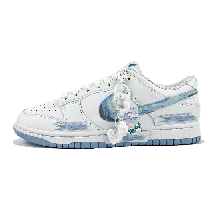 

Кроссовки Nike Dunk Skateboard Shoes Men Low-Top White, Белый, Кроссовки Nike Dunk Skateboard Shoes Men Low-Top White