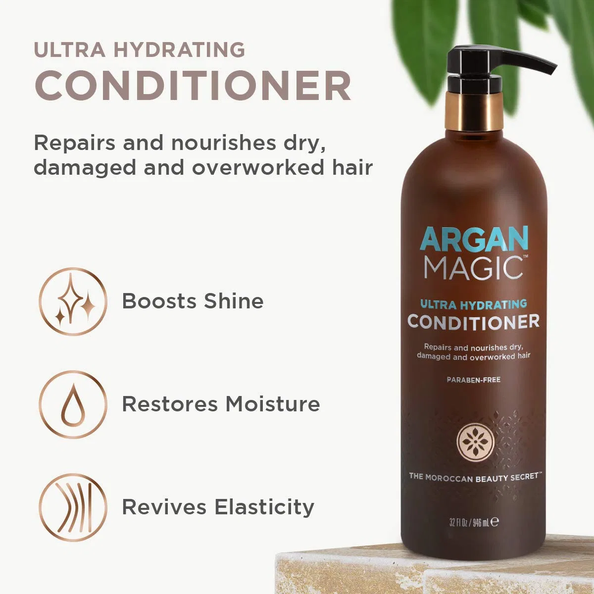 Ультраувлажняющий кондиционер для сухих и поврежденных волос Argan Magic (950 мл) Argan Magic — фото 3
