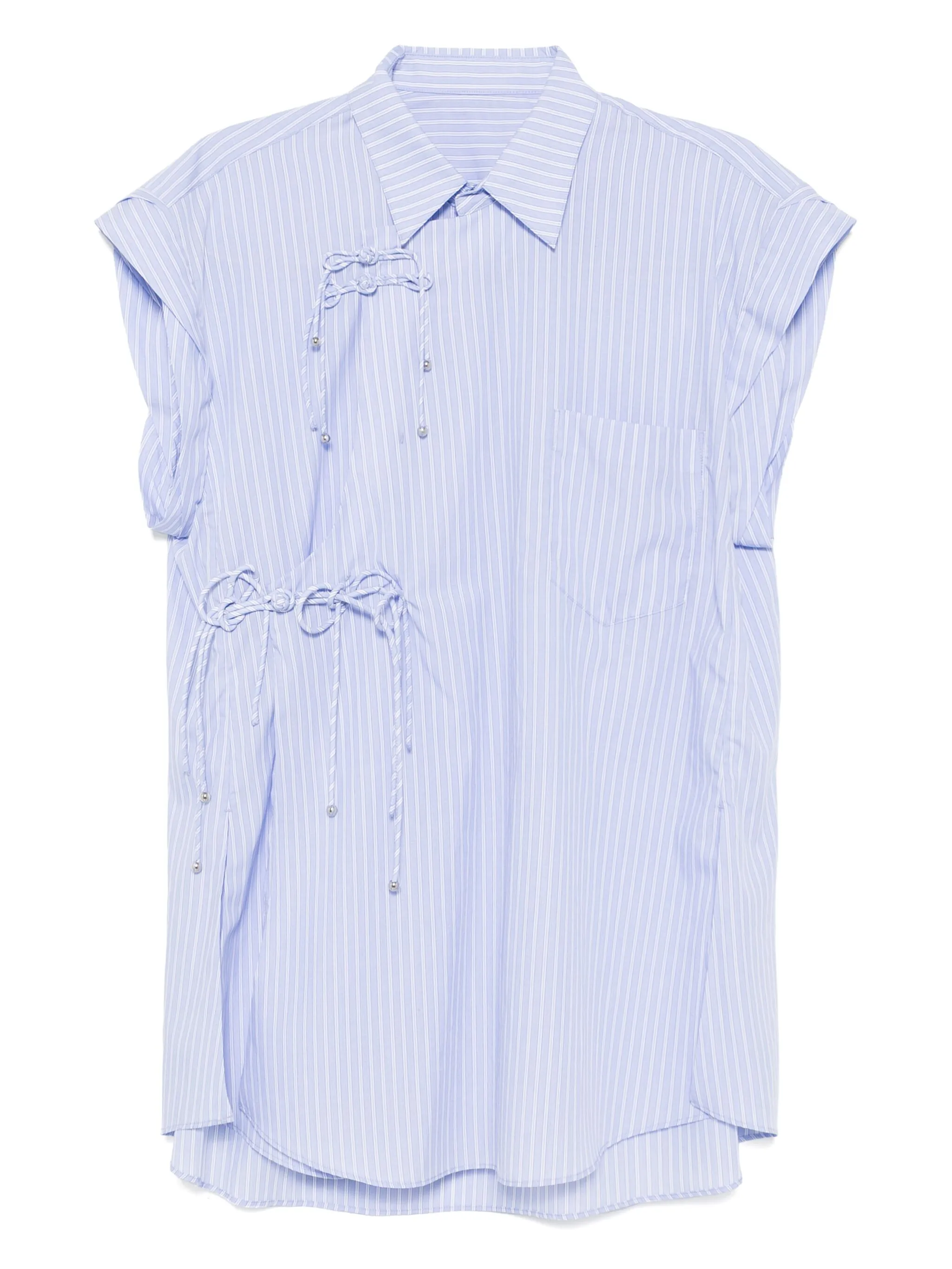 

Полосатая рубашка без рукавов Jnby, синий