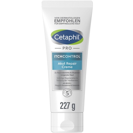 

Крем CETAPHIL PRO ItchControl Acute Repair Cream 227 г для кожи, склонной к нейродермиту и экземе, для немедленного восстановления кожного барьера, благоприятный для микробиома, без отдушек и консервантов