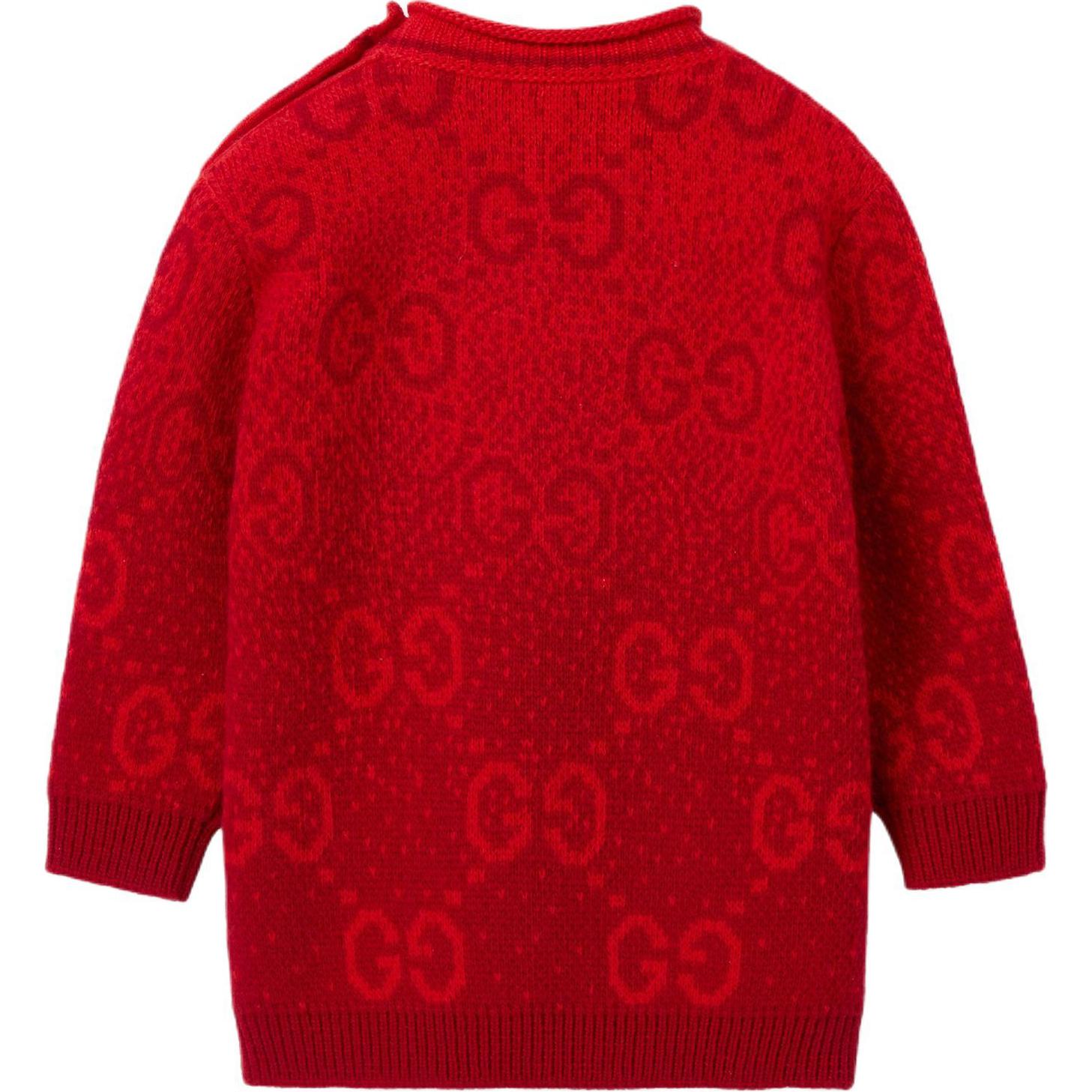 GUCCI Свитер SS25 темно-красный Infant And Toddler — фото 3