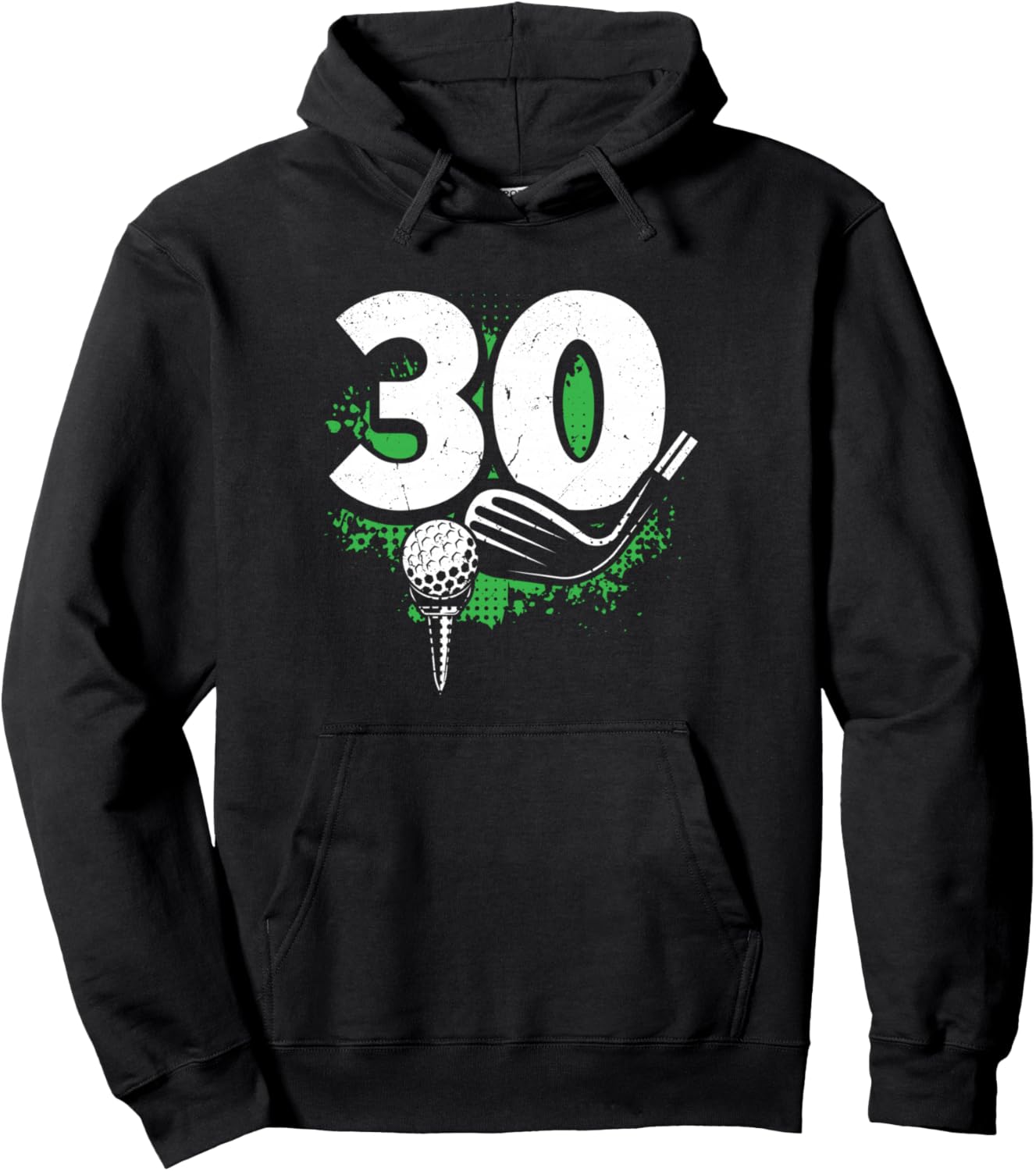 

Худи для 30-летнего мальчика-гольфиста 30 Year Old Birthday Apparel Golf Boy B-Day, черный
