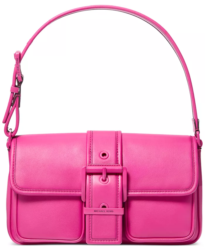 

Средняя кожаная сумка через плечо Colby Michael Kors, фиолетовый