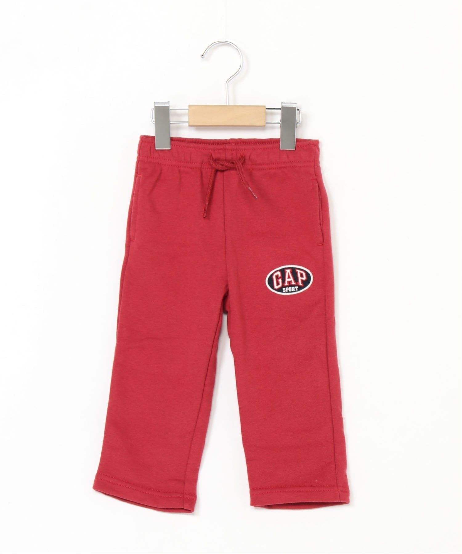 (K) Винтажные мягкие спортивные штаны GAP SPORT с логотипом из французского махрового трикотажа (для малышей/младенцев), BARN_RED — фото 4