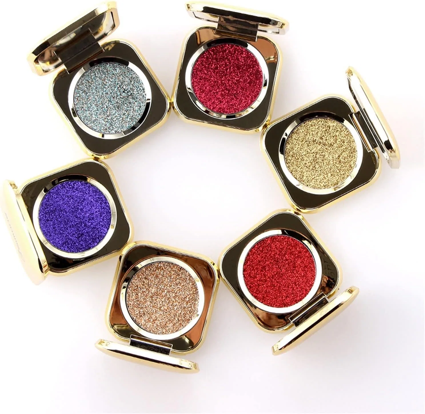 Тени для век Glitter Eye Shadow, мультиколор, без бренда, 10 шт, 40 г — фото 2