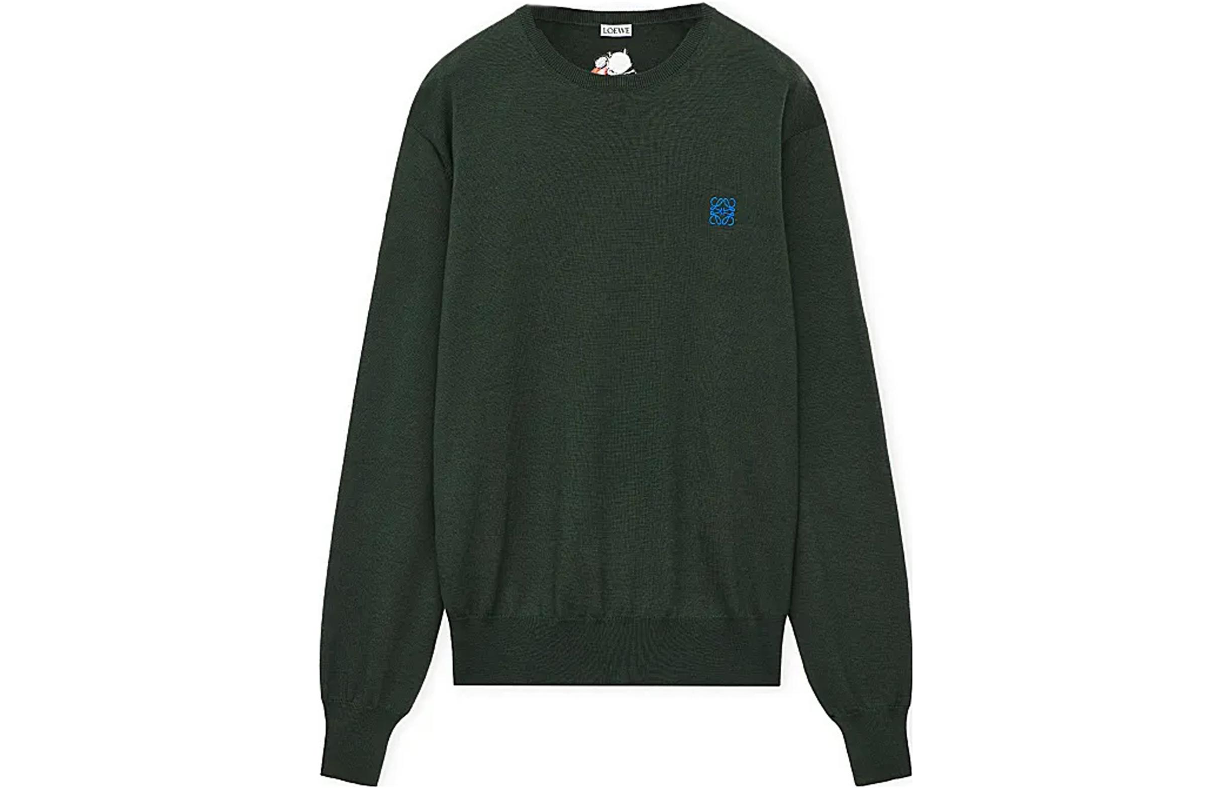 

LOEWE Свитер SS24 мужской темный хаки грин