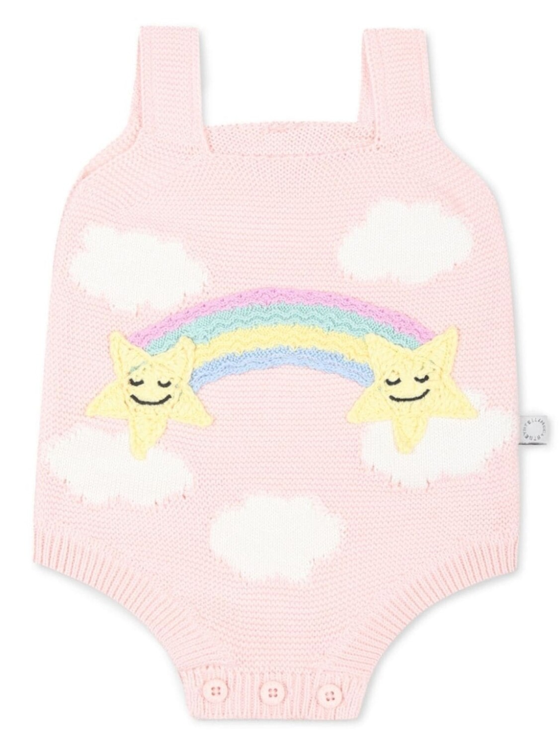 

Stella McCartney Kids трикотажное боди из органического хлопка, розовый