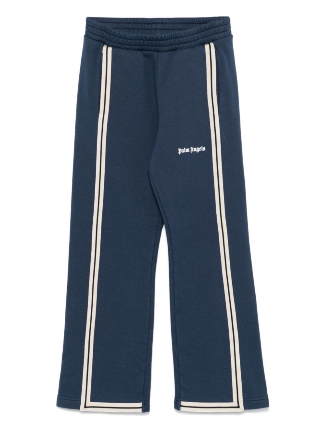 

Palm Angels Kids трикотажные полосатые спортивные брюки, синий