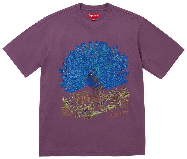 

Футболка с коротким рукавом Supreme Peacock, фиолетовая, Фиолетовый, Футболка с коротким рукавом Supreme Peacock, фиолетовая
