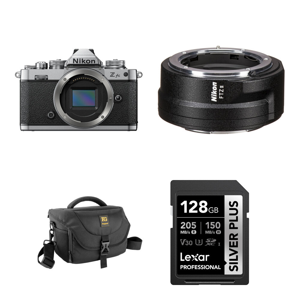 

Беззеркальная камера Nikon Zfc Mirrorless Camera with FTZ II Mount Adapter and Basic