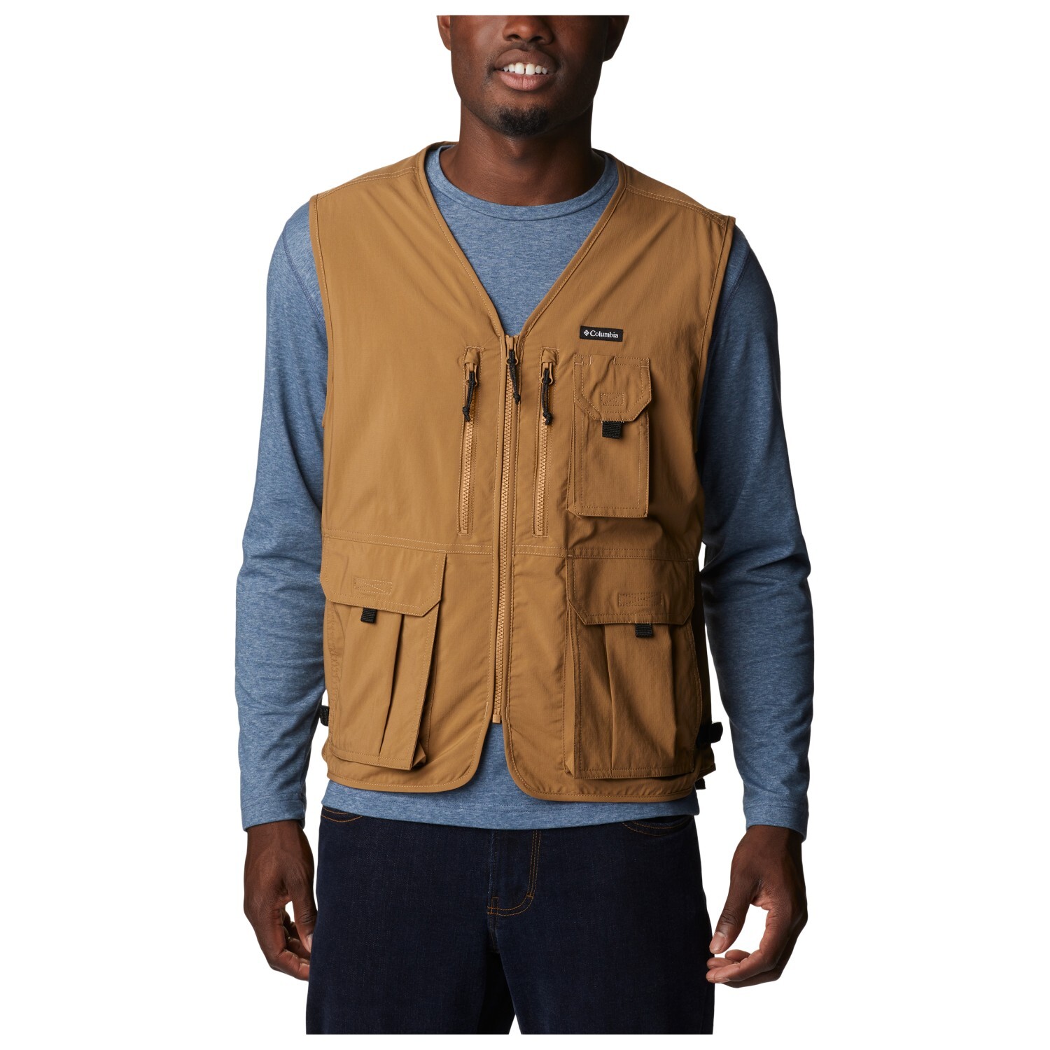 

Жилет из софтшелла Columbia Silver Ridge Utility Vest, цвет Delta