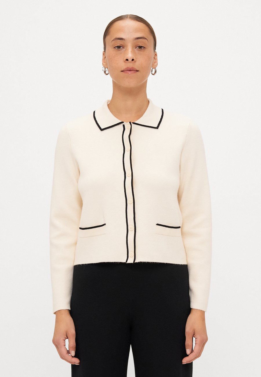 

Кардиган Vero Moda Petite VMGOLD DOUBLE CONTRAST , Birch/Black/Beige