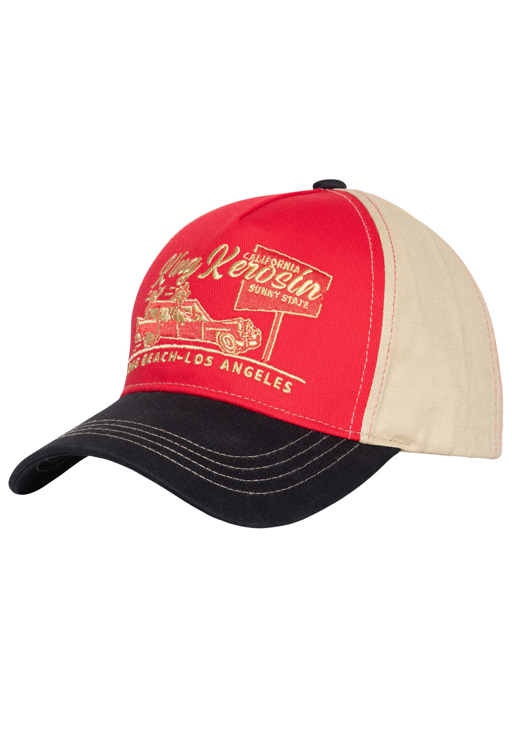 

Бейсболка King Kerosin King Kerosin Trucker Sunny State, красный