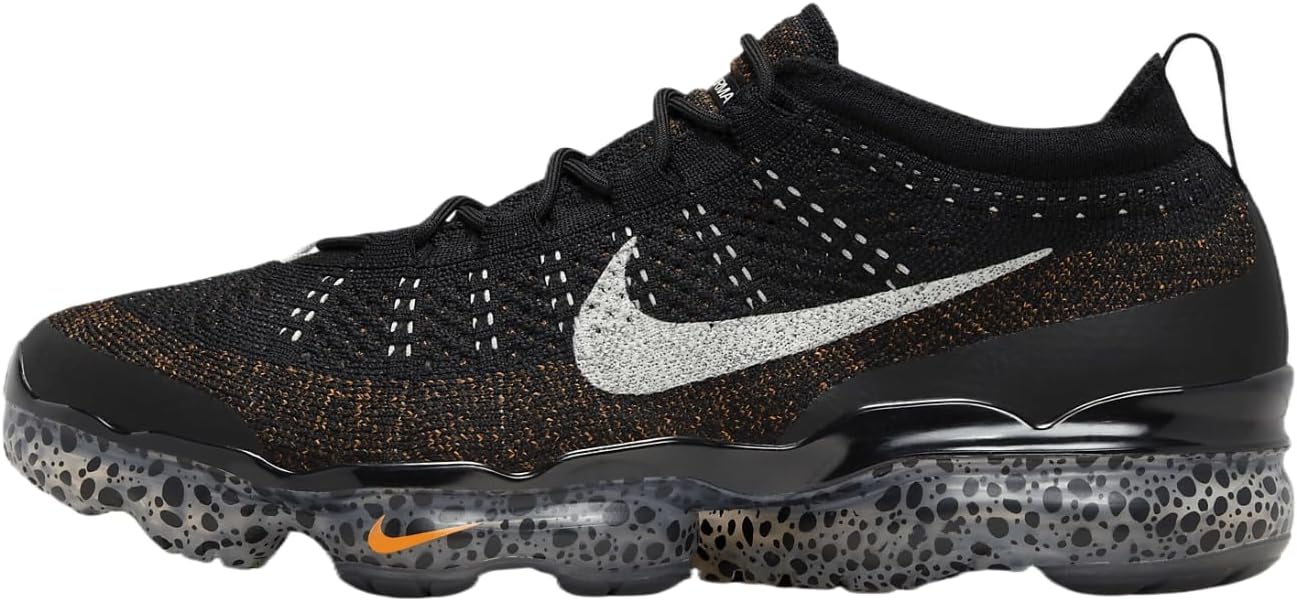 

Мужские кроссовки для бега Nike Air Vapormax 2023 Flyknit, Black/Black/Total Orange/Light Silver