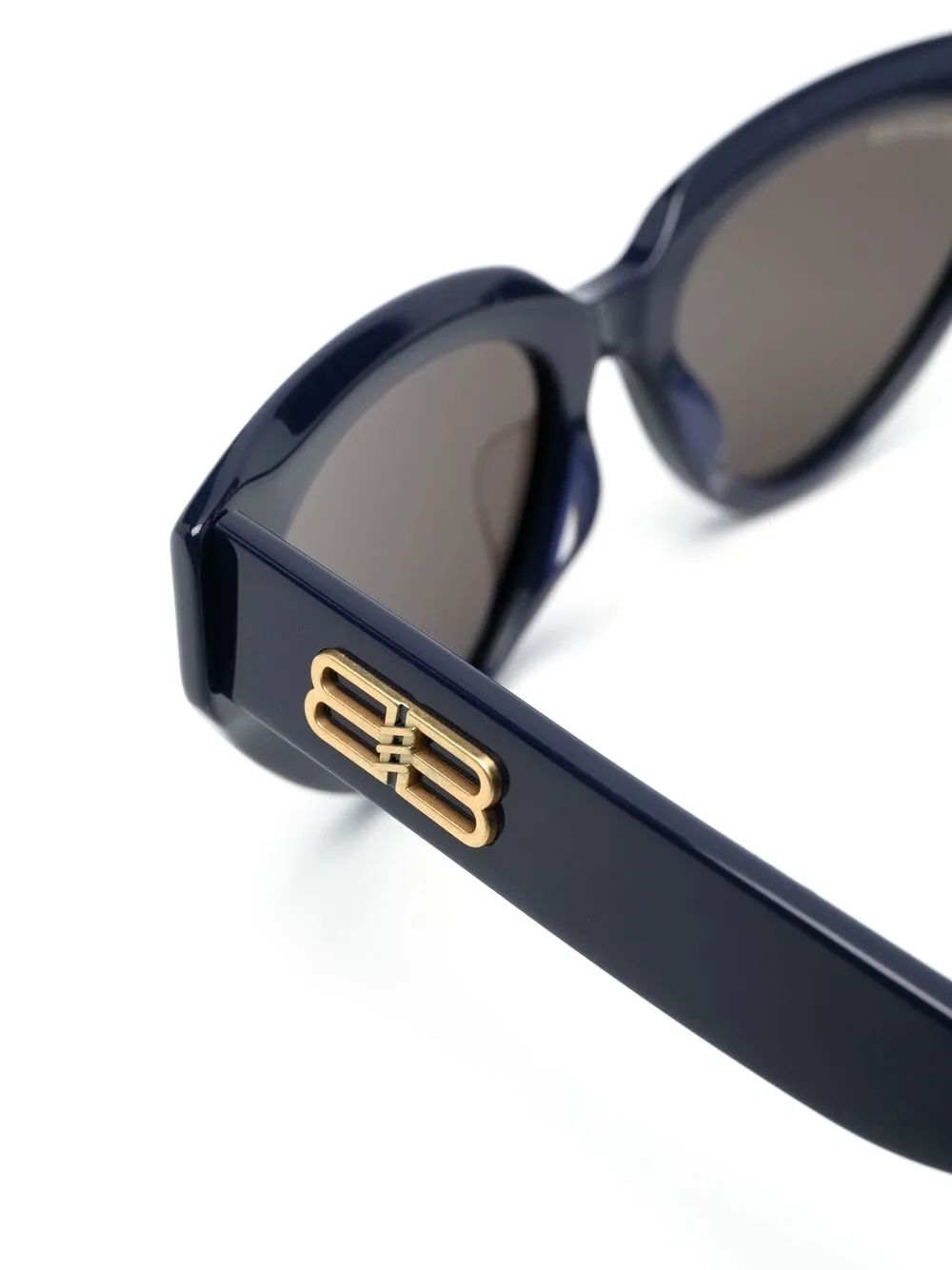Солнцезащитные очки в оправе 'кошачий глаз' Balenciaga Eyewear, синий — фото 3