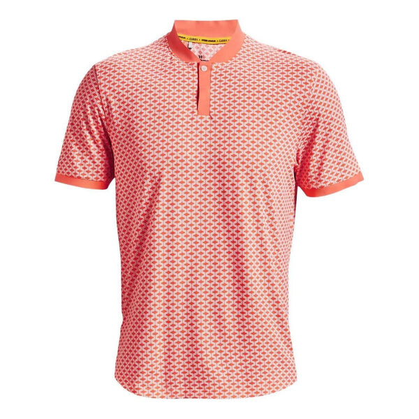 

Рубашка поло curry greater than polo shirt 'red pink' Under Armour, красный