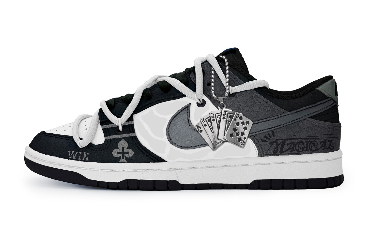

Кроссовки Nike Dunk Skateboarding Shoes Unisex Low-top Black, черный