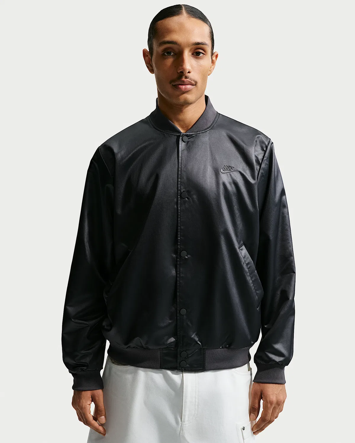 Мужская куртка-бомбер Nike Sportswear Club, Black/Anthracite