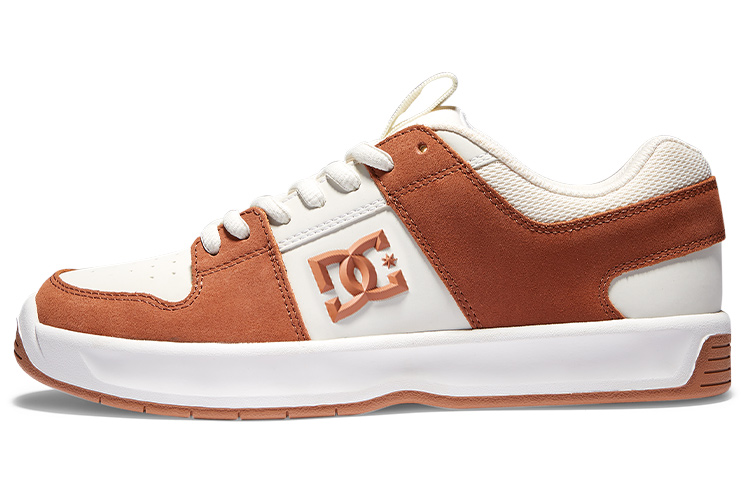 

Кроссовки DC Shoes Skateboarding Shoes Unisex Low-top White/Brown, белый