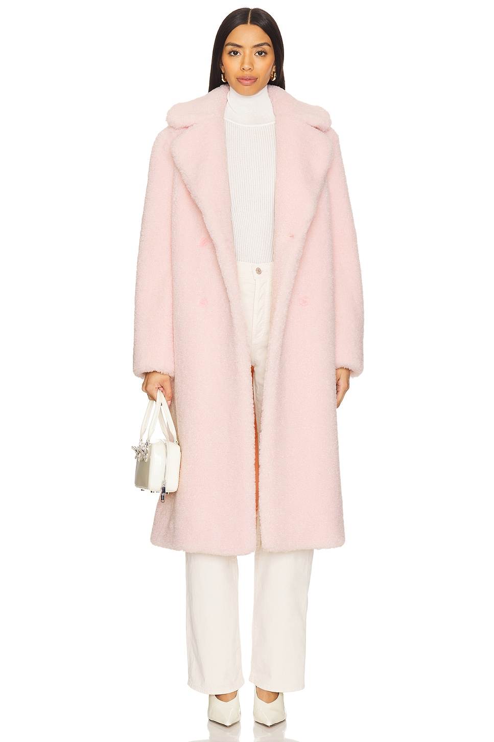 

Пальто бейлин Loveshackfancy, розовый