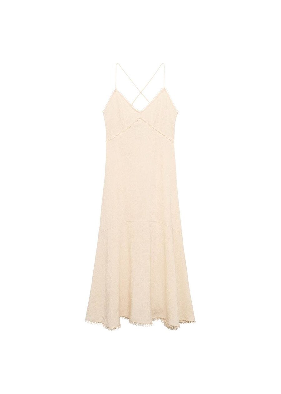 

Летнее платье MANGO Bert, Nude