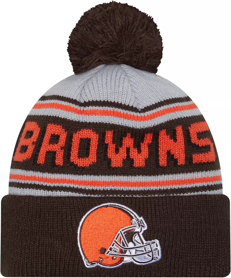 

Мужская коричневая вязаная шапка New Era Cleveland Browns Cheer