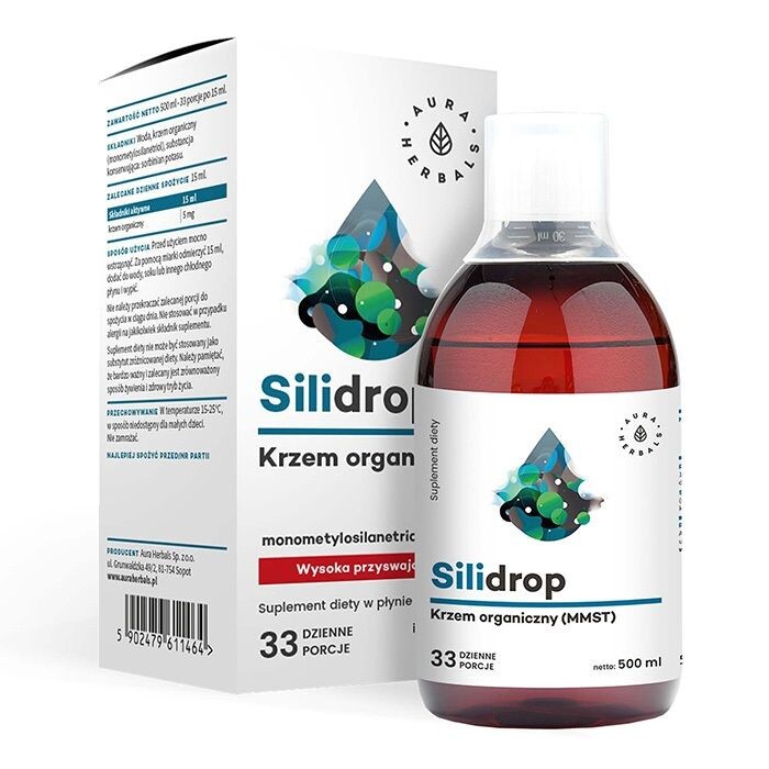 

Жидкий кремний Aura Herbals Silidrop Płyn, 500 мл