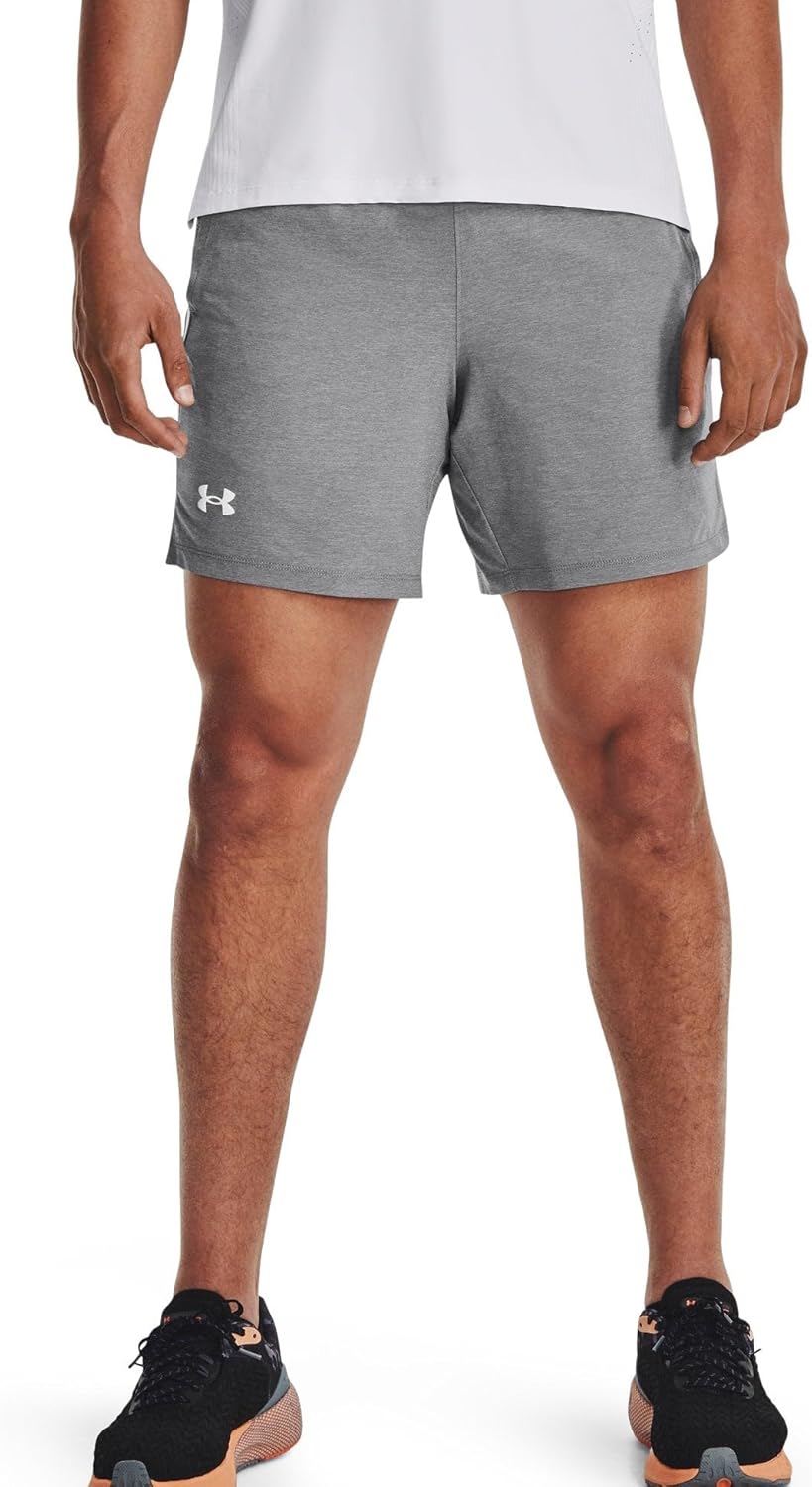 

Under Armour Мужские шорты Launch Stretch Woven 2-in-1, (011) Mod Gray/Mod Gray/Reflective