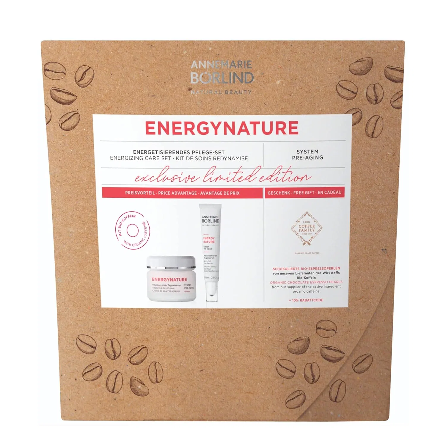 Подарочный набор EnergyNature System Pre-Aging от ANNEMARIE BÖRLIND Annemarie Börlind, Gift Set