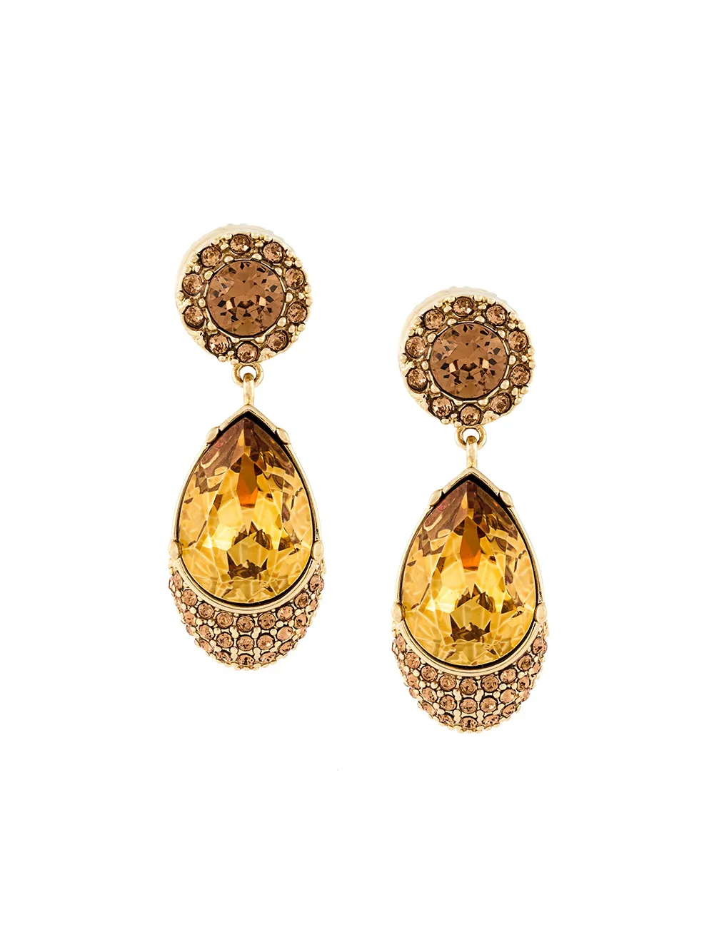 

Серьги-подвески с кристаллами Givenchy, металлик