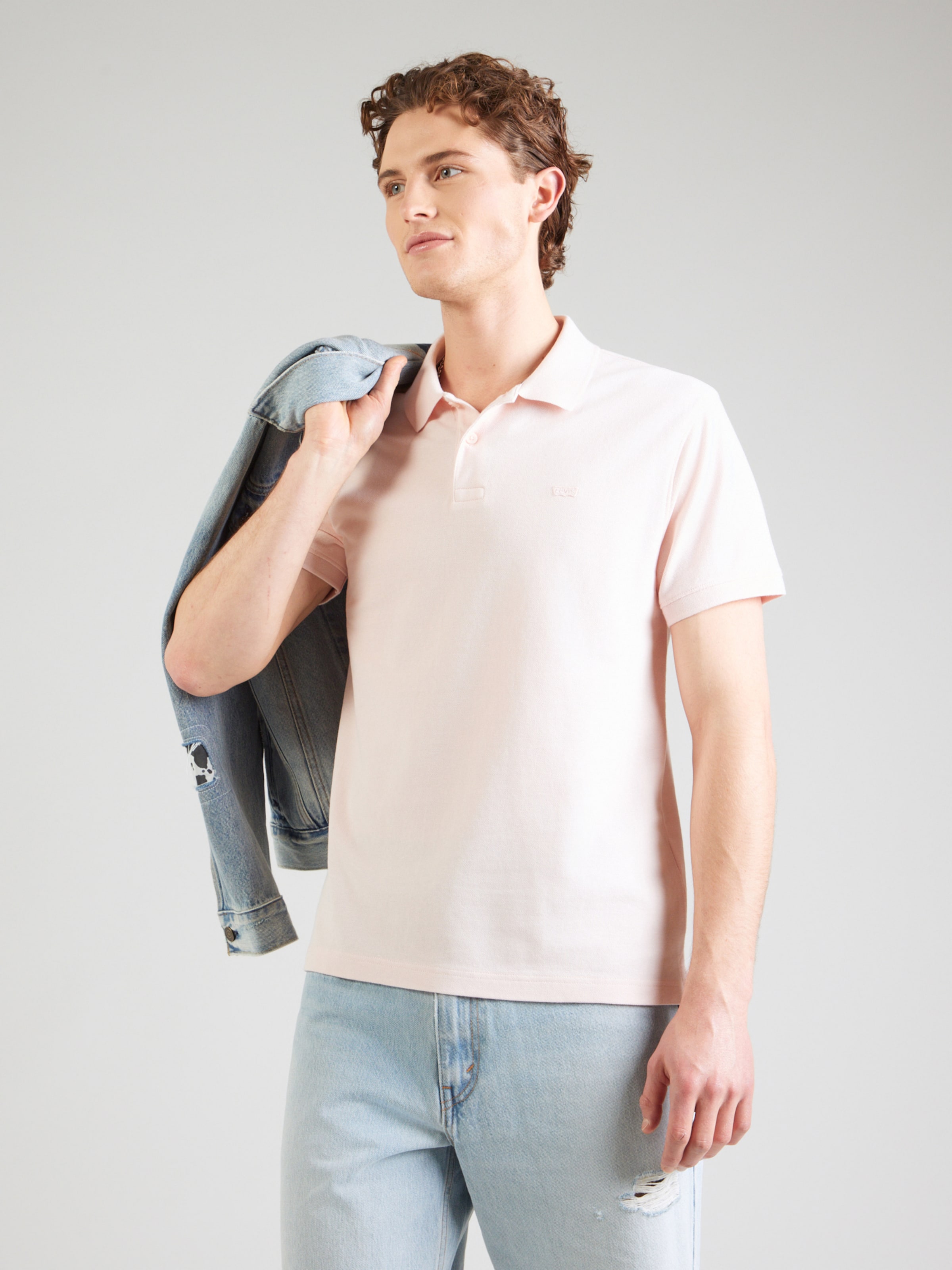 LEVI'S  Футболка 'Original Polo' в пастельно-розовом цвете — фото 3