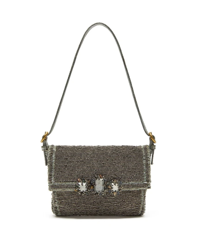 

Маленькая сумка через плечо Iconic Beads Maliparmi, зеленый