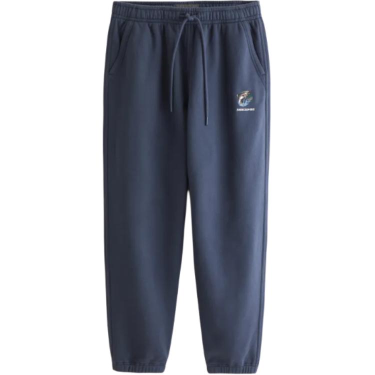 

Трикотажные спортивные штаны мужские Abercrombie＆Fitch, темно-синий