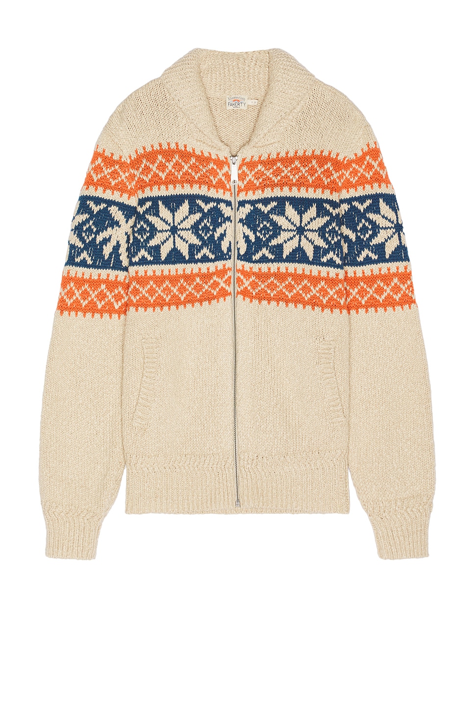 

Кардиган на молнии "Surf to Snow" Faherty, pacific wheat