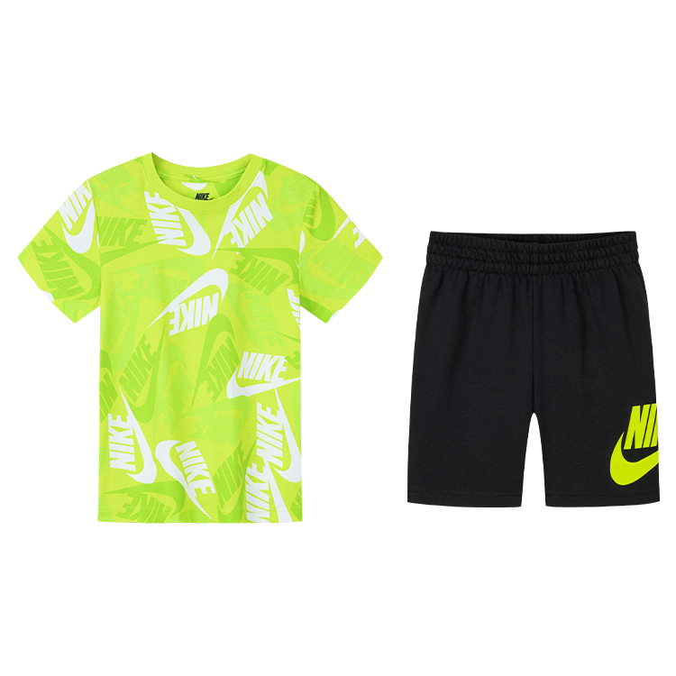 

Nike Повседневный спортивный костюм Sprout Green 2 предмета для детей 3-7 лет