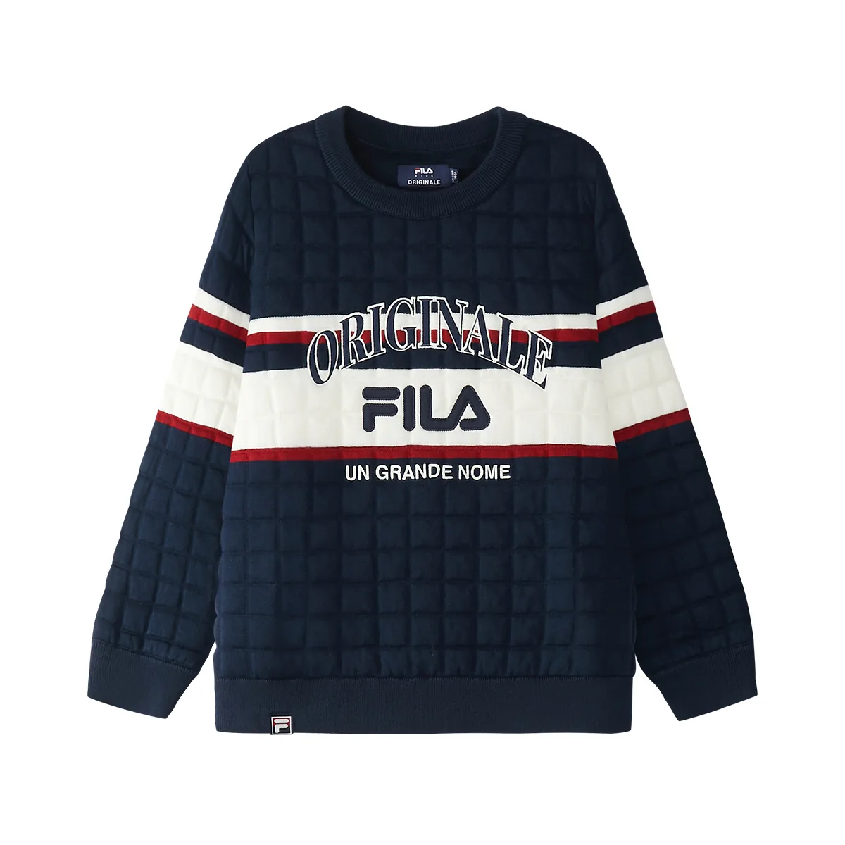 Свитер с круглым вырезом FILA KIDS, Night Flight Blue