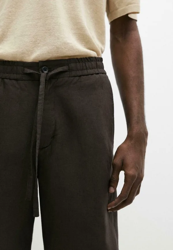 Шорты Massimo Dutti, Dark Brown — фото 4