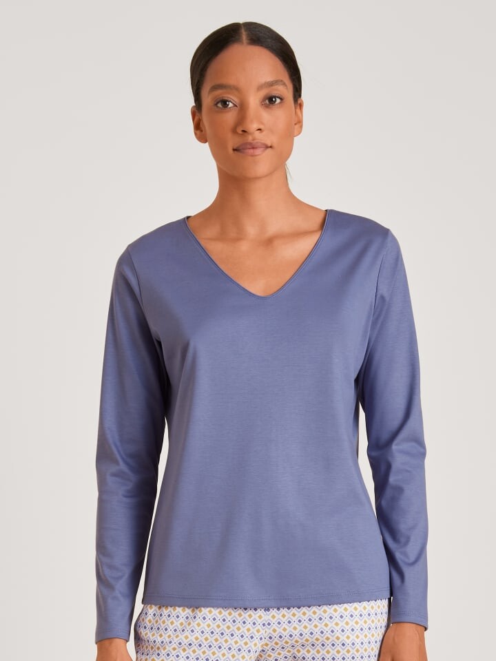 

Лонгслив Calida Shirt, цвет twilight purple