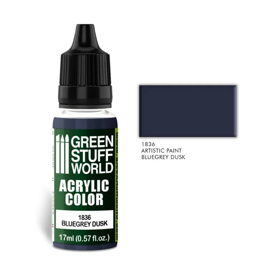 

Голубо-серые сумерки, Paint - Acrylic Color Paint - 17ml (Green Stuff World)