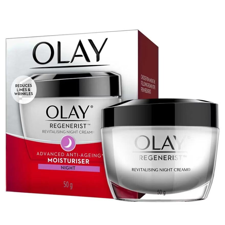 

Olay Regenerist Восстанавливающий увлажняющий ночной крем 50 г, White
